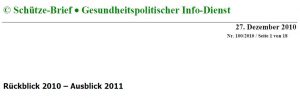 Schütze 2010-11